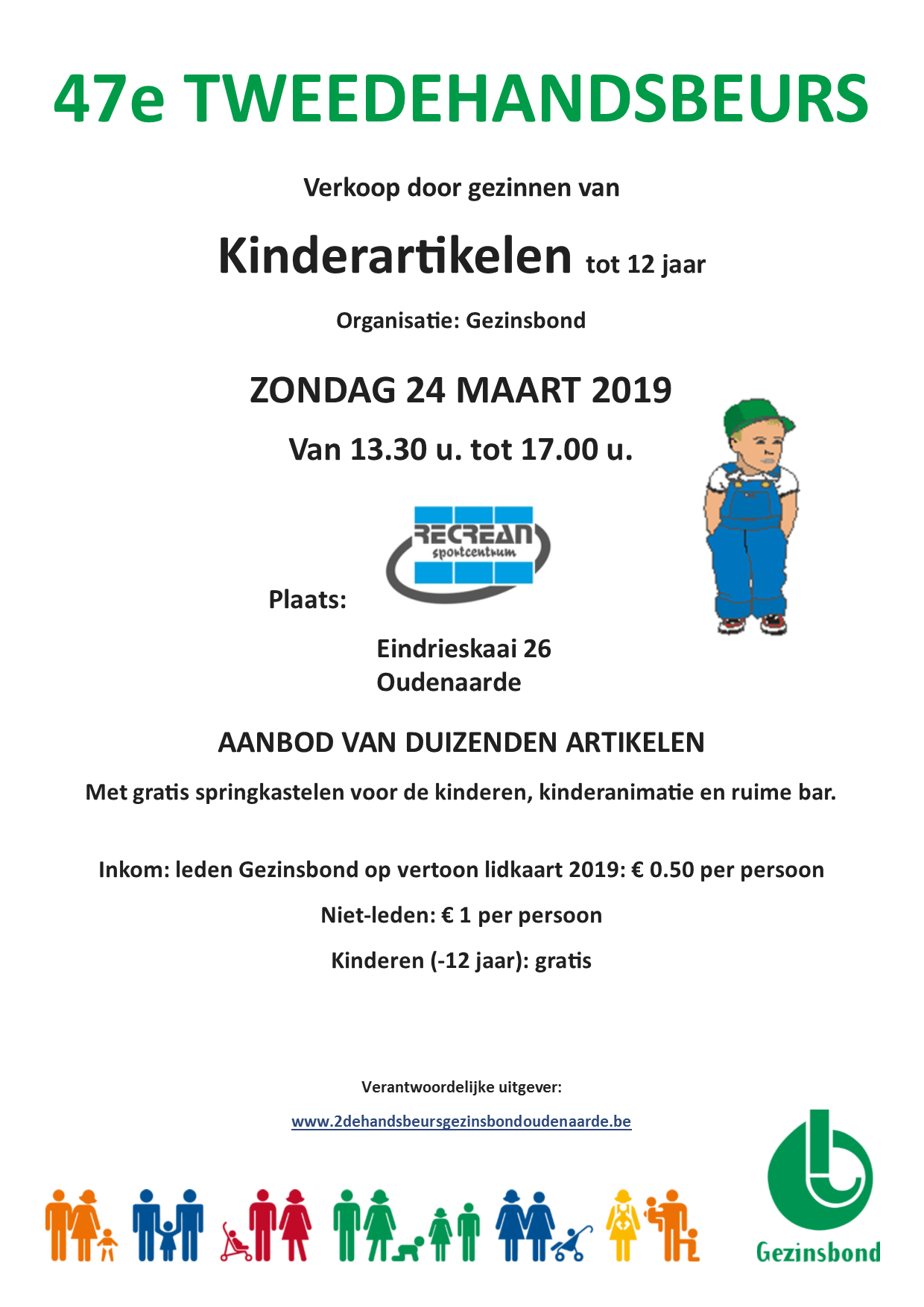 47e Tweedehandsbeurs: 24 maart 2019
