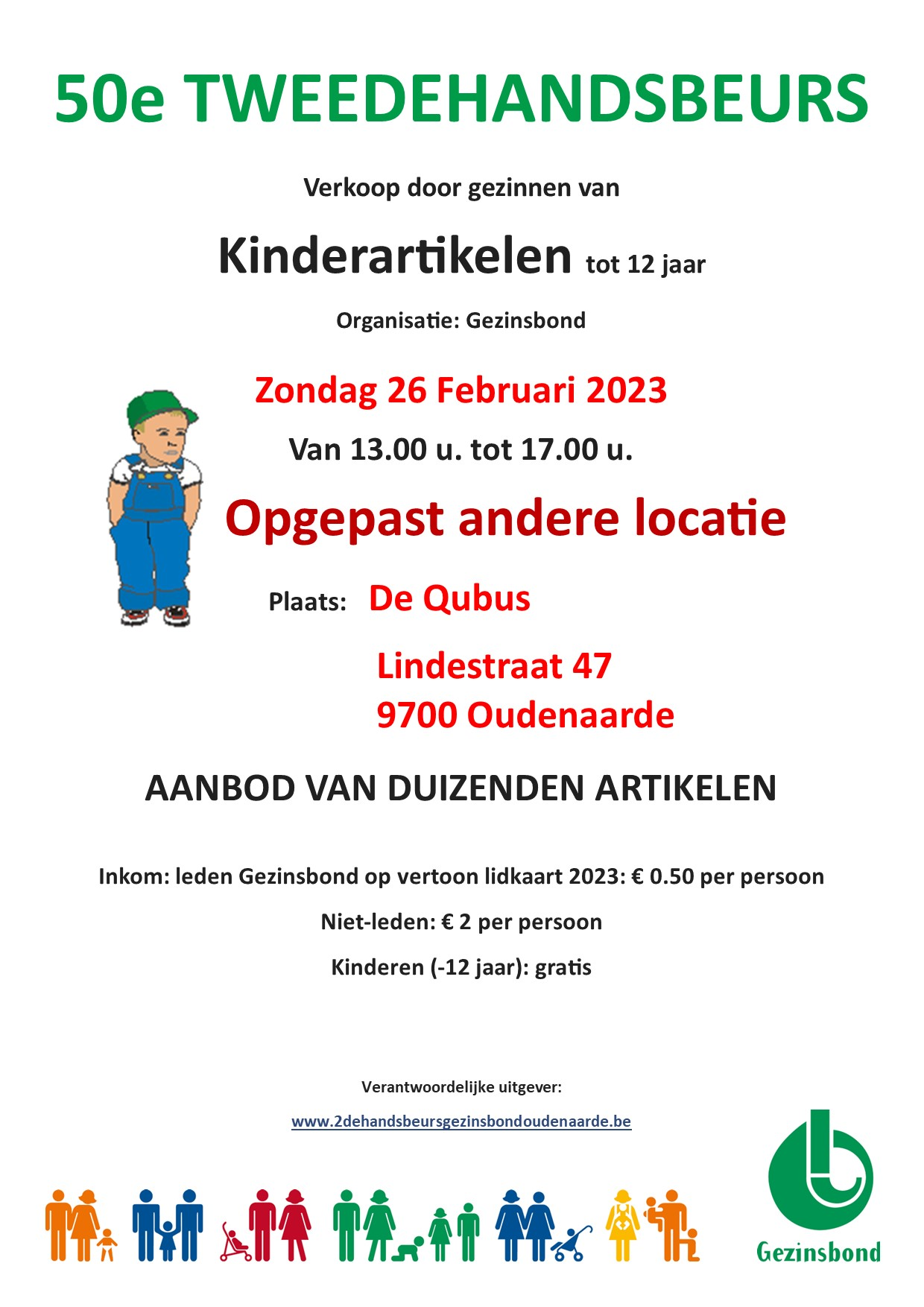 50e Tweedehandsbeurs: 25 oktober 2020