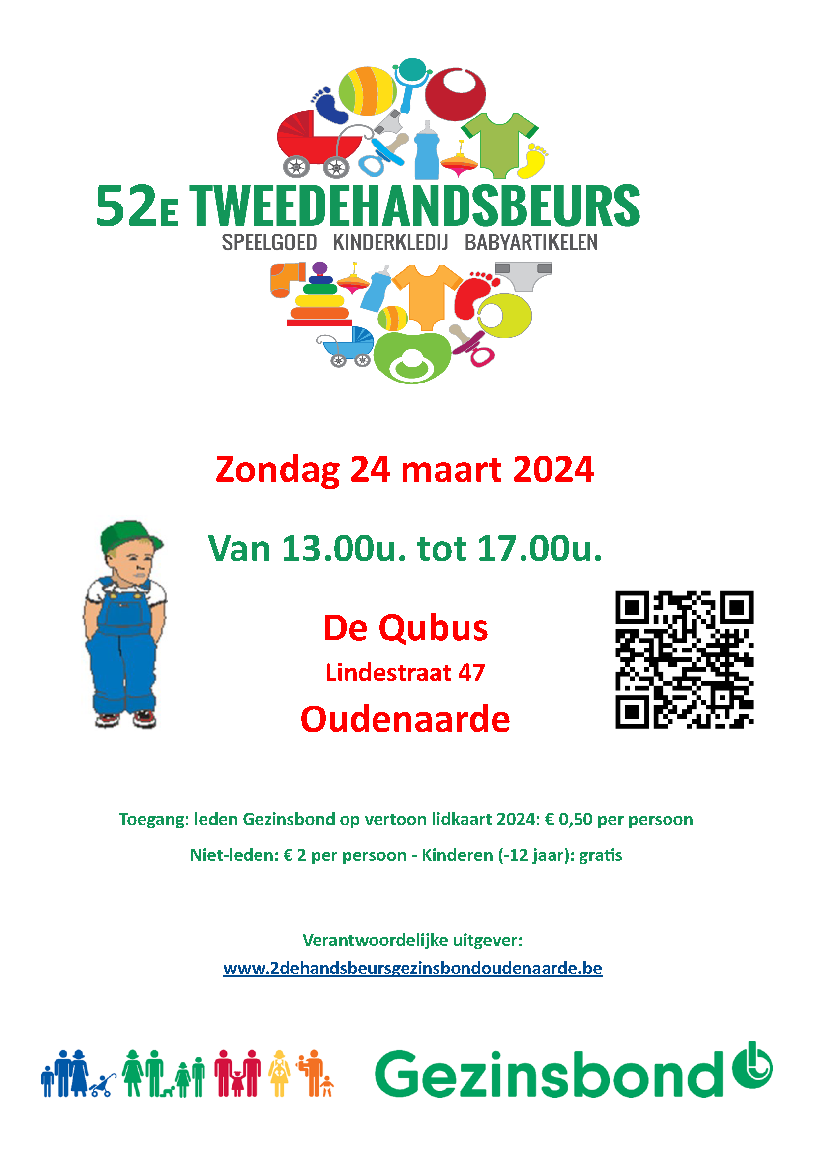 52e Tweedehandsbeurs: 24 maart 2024