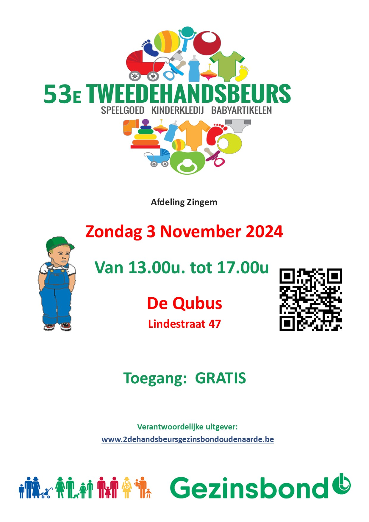 53e Tweedehandsbeurs: 3 november 2024