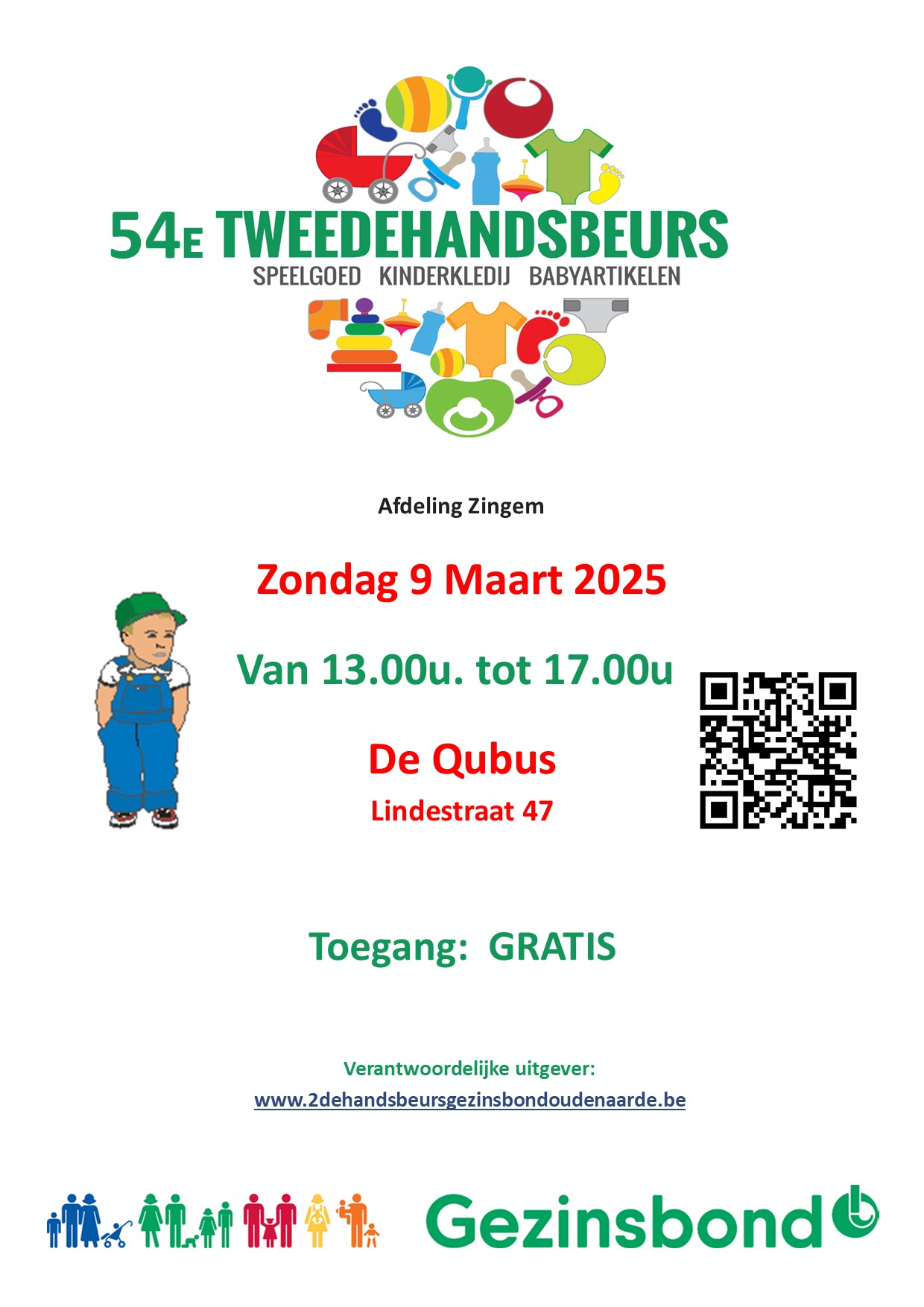 54e Tweedehandsbeurs: 9 maart 2025